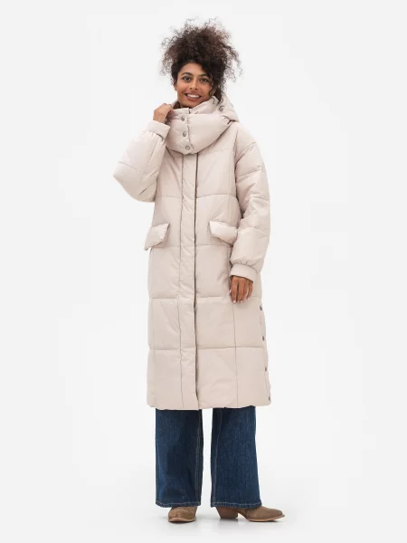 Зимова куртка VIVA WEAR молочний