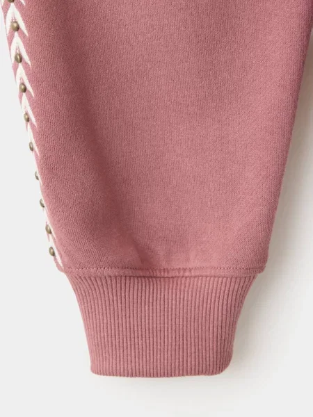 Bluza z ćwiekami Teen L MANGO TEEN różowy