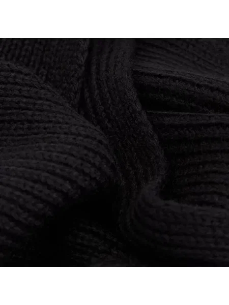 Fular Ea7 Emporio Armani de lână negru
