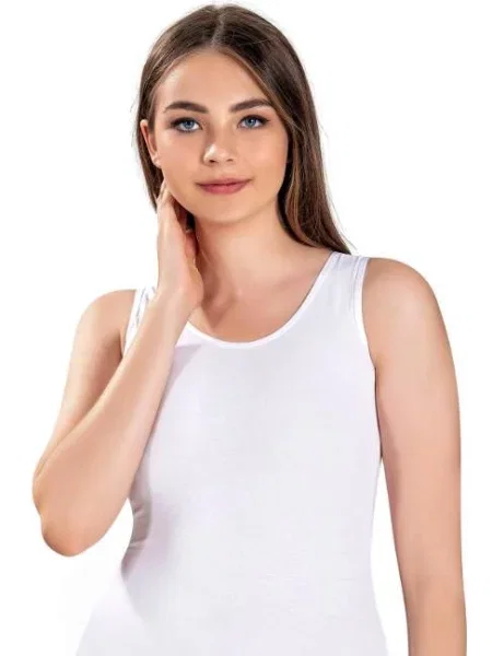 Женская майка однотонная из біла