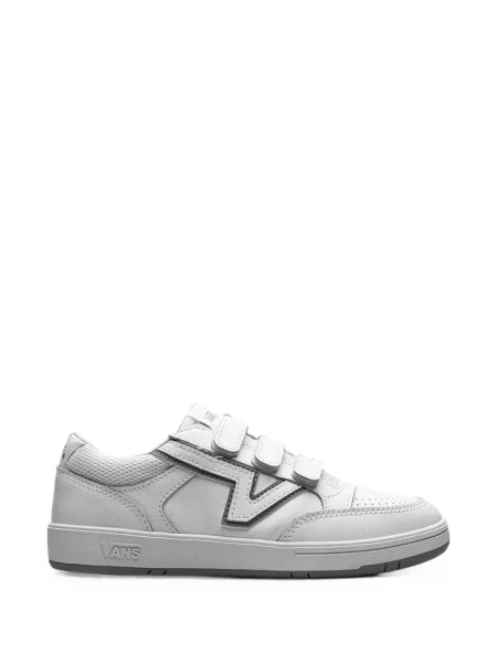 Sneakerși Vans cu bretele alb