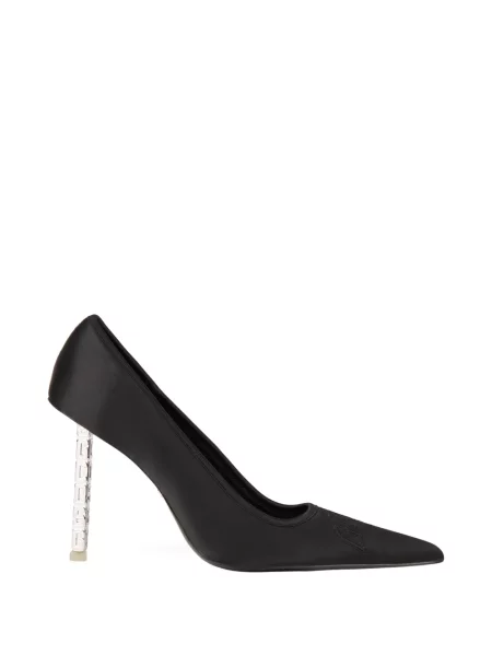 Pantofi cu toc Gcds cu broderie negru