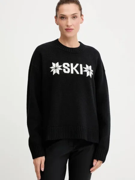 Helly Hansen pulover din amestec de lână BLISS călduros negru