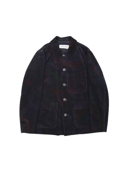 Kurtka Dries Van Noten wełniana niebieska