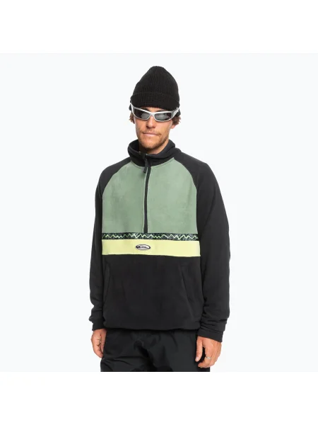 Мъжки суитшърт за сноуборд Quiksilver Champagne Powder Fleece true black черно