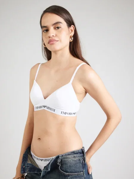 Emporio Armani Sutien negru alb
