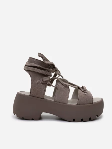 ISSA Plus Босоніжки Замша бежевий