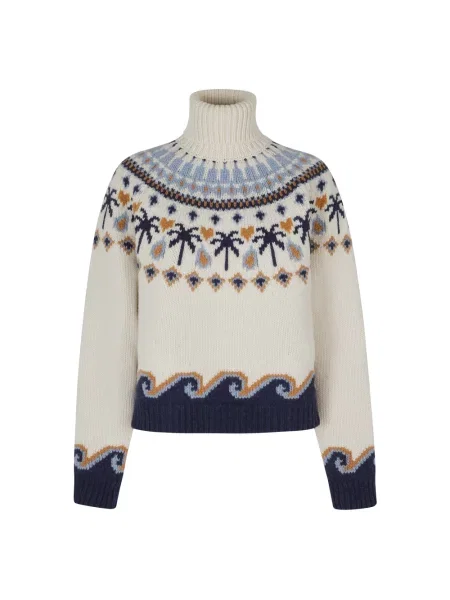 Sweter Alanui wełniany beżowy