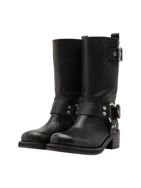 Kozaki Steve Madden na sprzączkę czarne