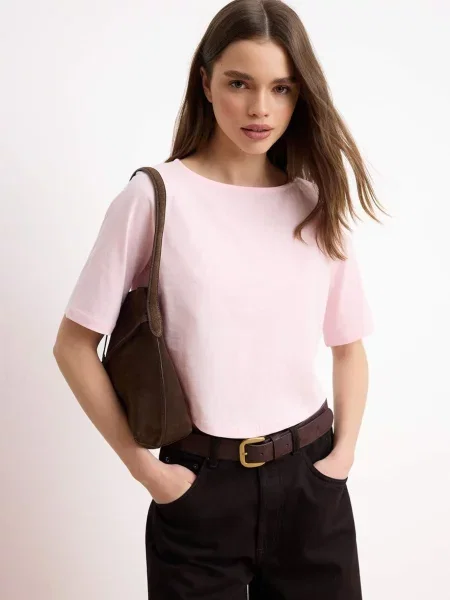 Trendyol Tricou roz