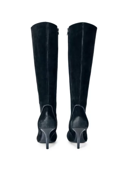 Botine Capasa Milano din piele de căprioară negru