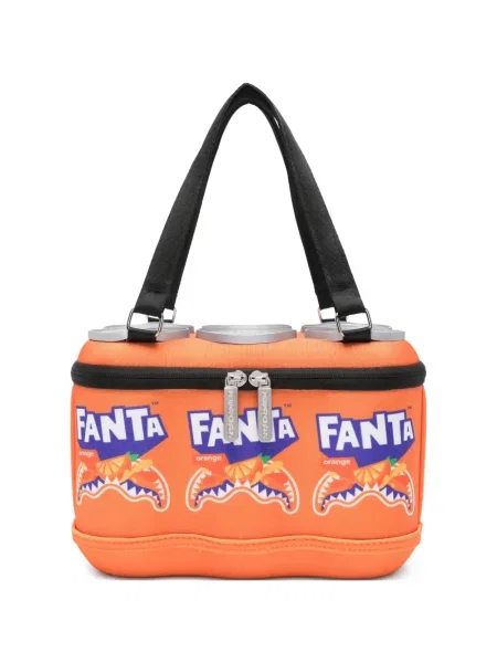 Táska Sprayground nyomtatás narancsszínű