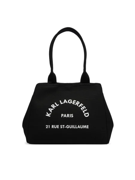 Geantă shopper Karl Lagerfeld alb