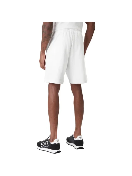 Emporio Armani Pantaloni scurți sport alb