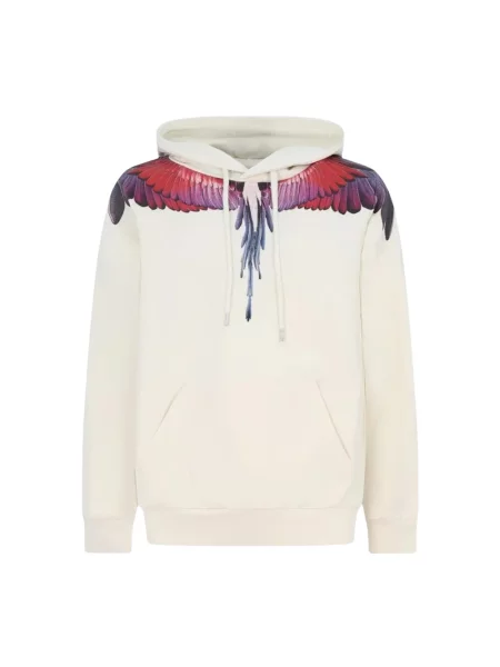 Bluza z kapturem Marcelo Burlon biała