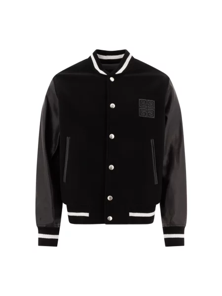 Kurtka bomber Givenchy wełniany czarny