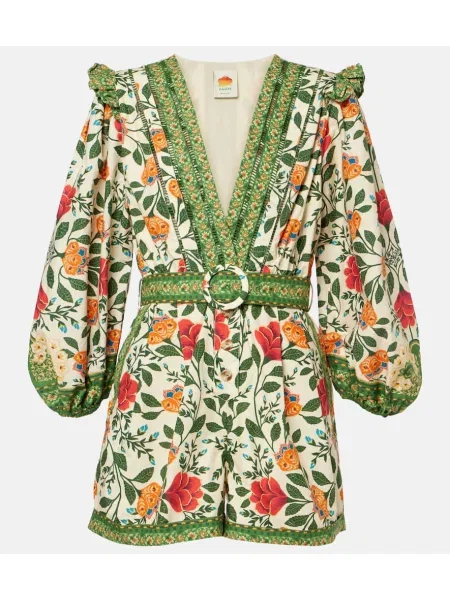 Salopetă Farm Rio cu model floral