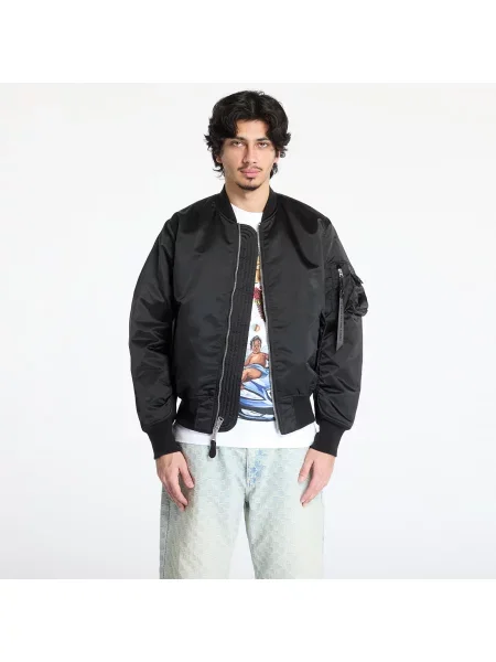 Μπουφάν Alpha Industries Base Flight Jacket Black XXL μαύρο
