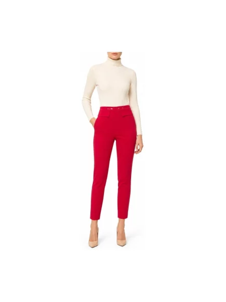 Pantaloni Elisabetta Franchi roșu