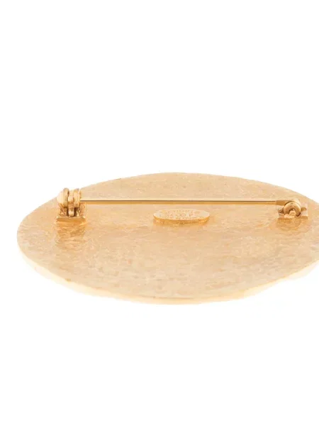 Brož Chanel Pre-owned zlatá
