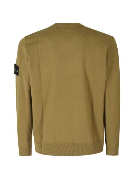 Vuneni džemper Stone Island kamenje zelena