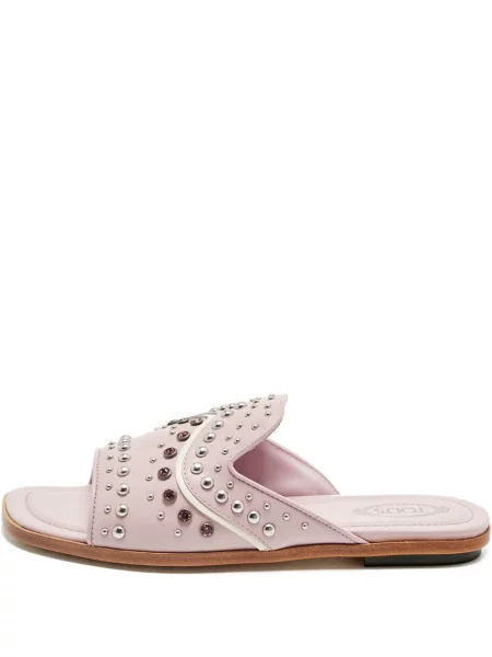 Сандали Tod's с шипове розово