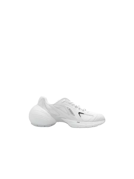Sneakersy Givenchy skórzane z siateczki białe
