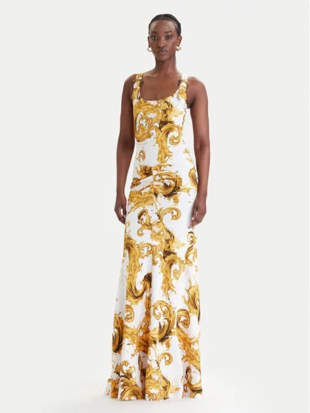 Versace Jeans Couture Ежедневна рокля бял