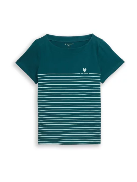 TOM TAILOR Tricou smarald / mentă verde