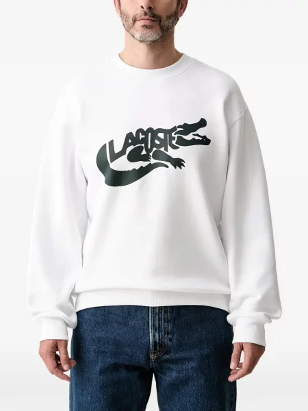 Hanorac Lacoste alb