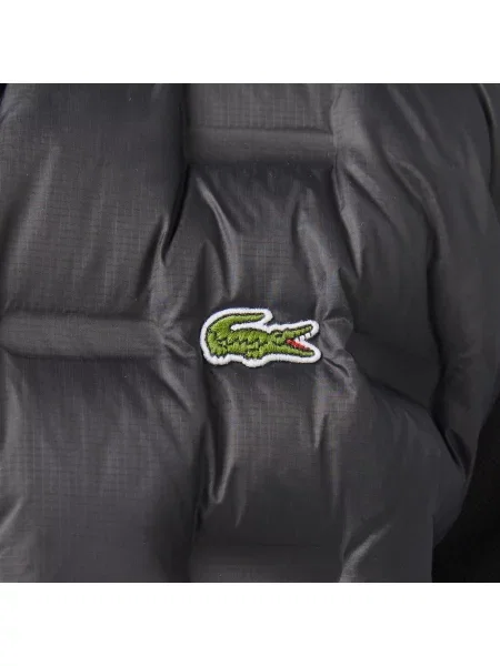Lacoste Kamizelka Ze Stójką Pikowana czarna