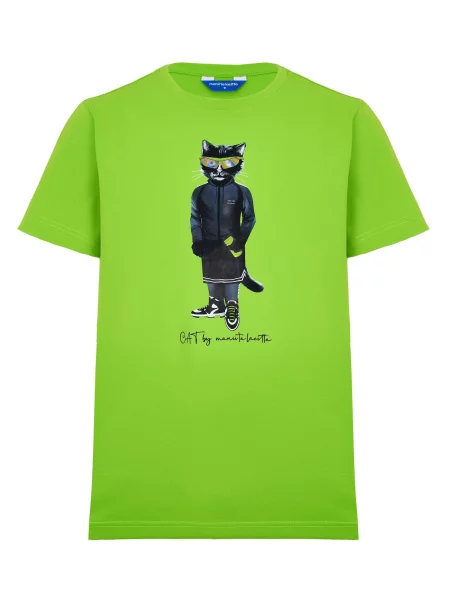 Cat e Lolette Marškinėliai Sport Cat' žalia