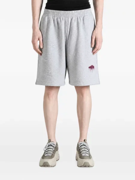 Pantaloni scurți Balenciaga cu imagine gri