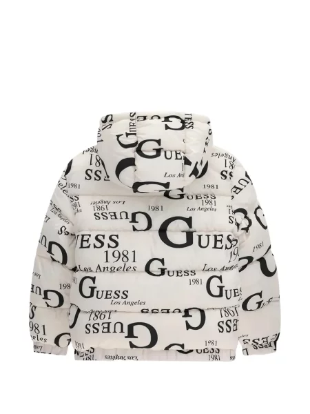 Kurtka dziecięca Guess biała