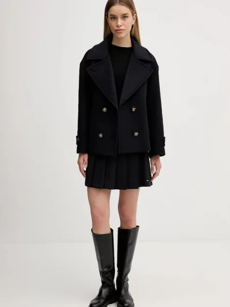 Пальто з додаванням вовни Sisley синій