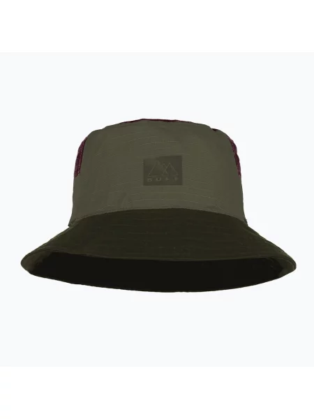 BUFF Sun Bucket Hiking Hat Hook green zelený