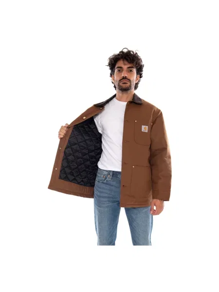 Kurtka Carhartt Wip brązowa