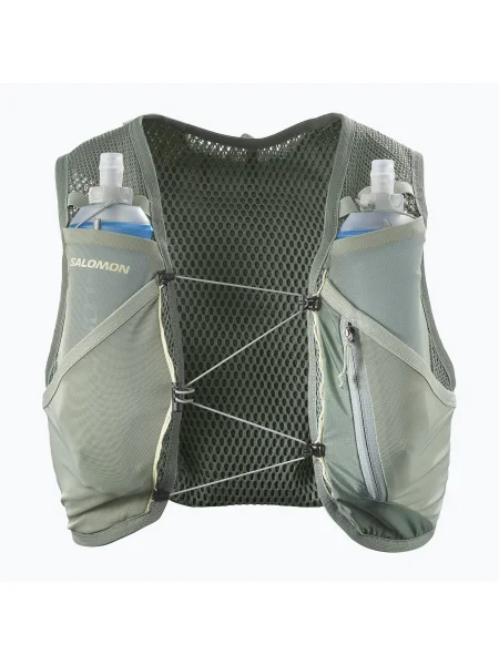 Salomon Active Skin 4 szett futó mellény babérkoszorú/liliomkoszorú/aloe mosás. Méret: XS zöld
