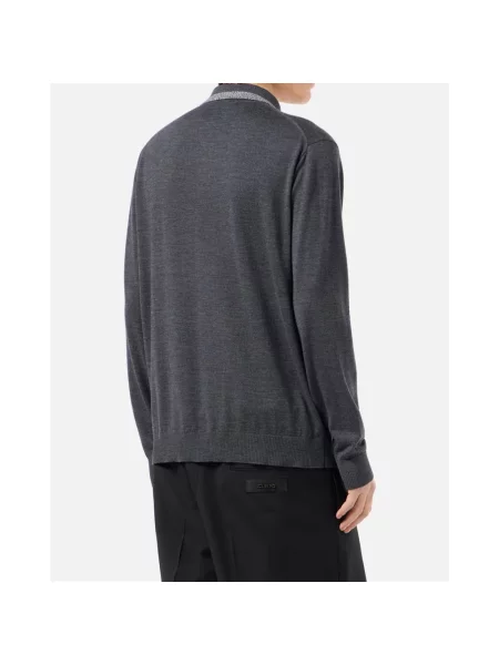 Sweter Iceberg wełniany szary