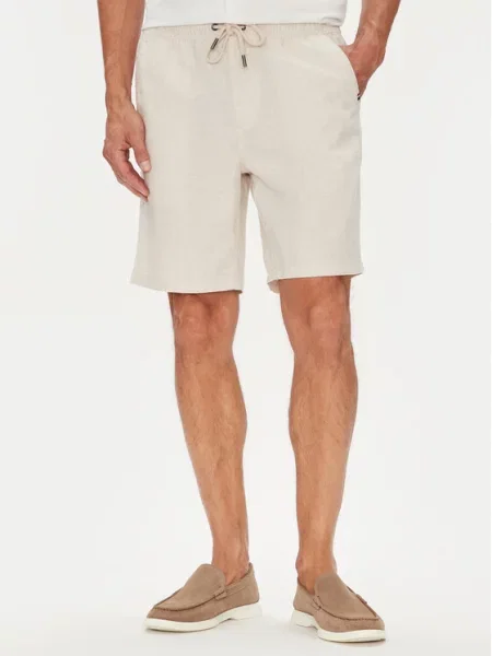 Kratke hlače iz tkanine U.S. Polo Assn. bež