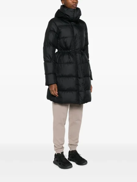 Palton Canada Goose cu glugă negru
