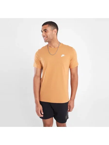 Nike T-Shirt M Nsw Club Tee brązowa