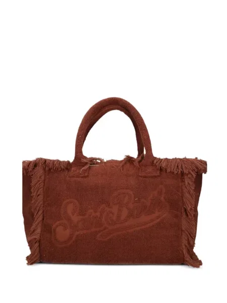 Geantă shopper Mc2 Saint Barth din material terry maro