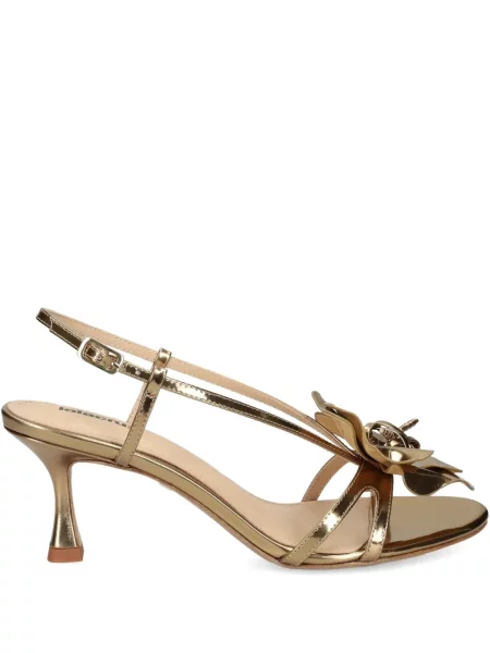 Sandale Lola Cruz din piele auriu