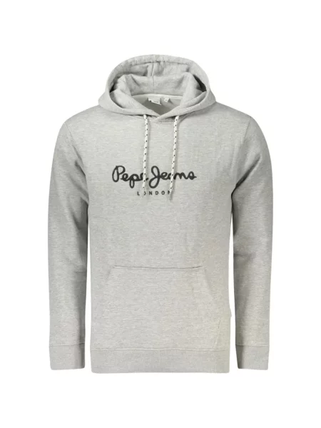 Hanorac cu glugă Pepe Jeans cu imagine gri