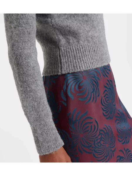 Pulover Dries Van Noten de lână gri