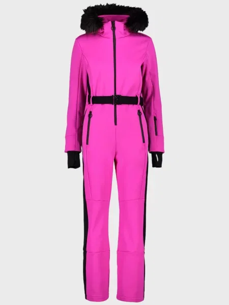 Комбінезон Cmp з капюшоном софтшел рожевий