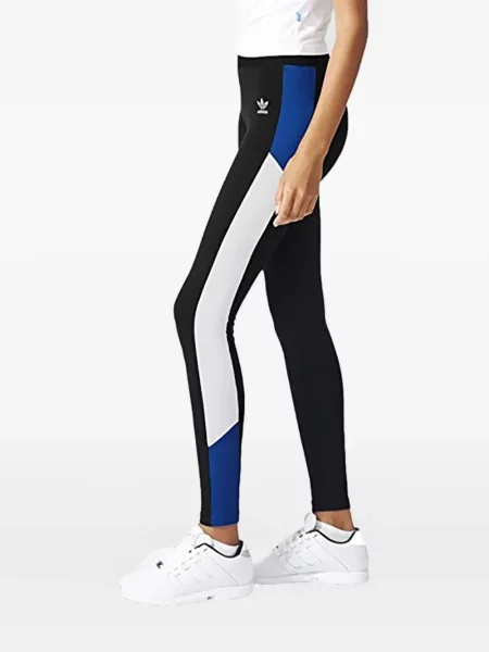 Leggings Adidas alergare cu model floral cu imagine roșu