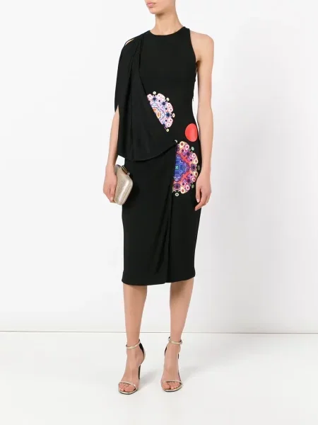 Rochie Givenchy asimetrică negru