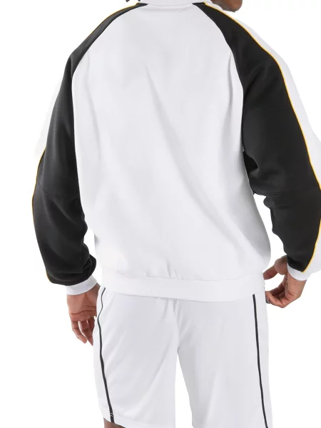 Reebok bluza dresowa z okrągłym dekoltem Sidewinder Footballunisex WHITE/BLACK/ATHLETIC GOLD Size: biała